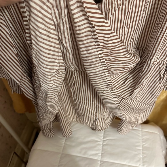 Bloomchic Striped Top with Ruffle Details - Picture 7 of 8